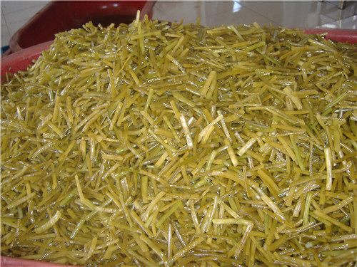 盐渍山芋梗