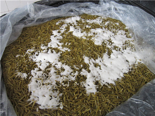 盐渍山芋梗