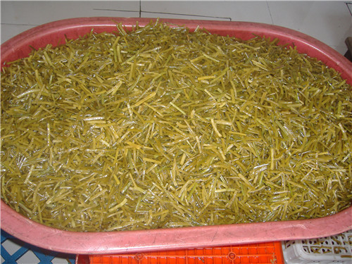 盐渍山芋梗